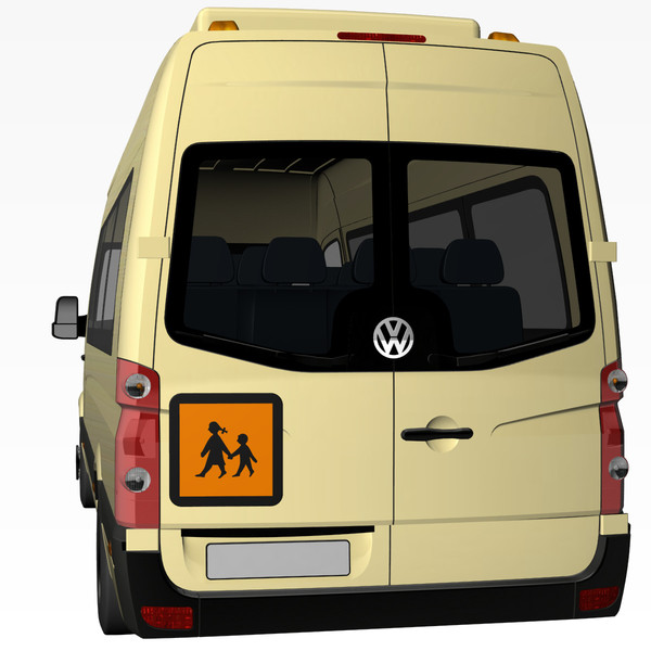 crafter bus 2011 3d lwo - VW Crafter Bus 2011 by DreiDe